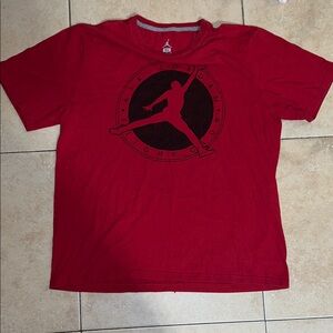 Jordan Red Jumpman Logo T-Shirt